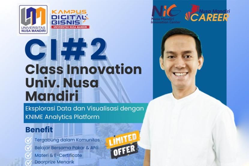Nusa Mandiri Innovation Center (NIC) akan menyelenggarakan workshop bertajuk 