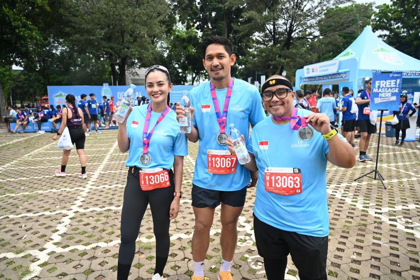 Le Minerale sebagai official mineral water Jakarta Running Festival 2024.