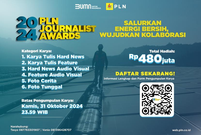 PT PLN (Persero) mengajak para insan Jurnalis untuk dapat berpartisipasi dalam ajang PLN Journalist Award (PJA) 2024. Mengusung tema 