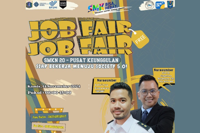 Dalam Edufair SMKN 20, Universitas BSI  akan memberikan gambaran komprehensif mengenai beragam program studi yang ditawarkan, termasuk Teknologi Informasi, Manajemen, Ilmu Komunikasi, Informatika, dan Sistem Informasi.