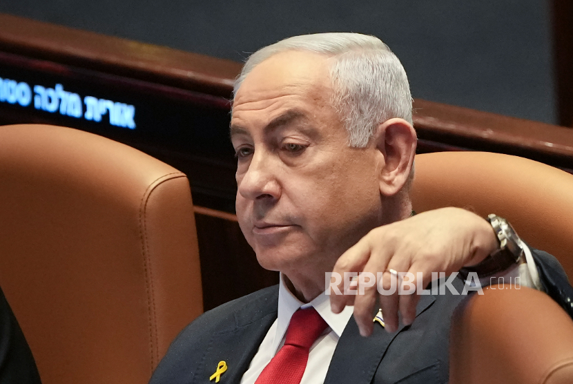 Perdana Menteri Israel Benjamin Netanyahu. ICC resmi mengeluarkan surat perintah penangkapan Netanyahu.