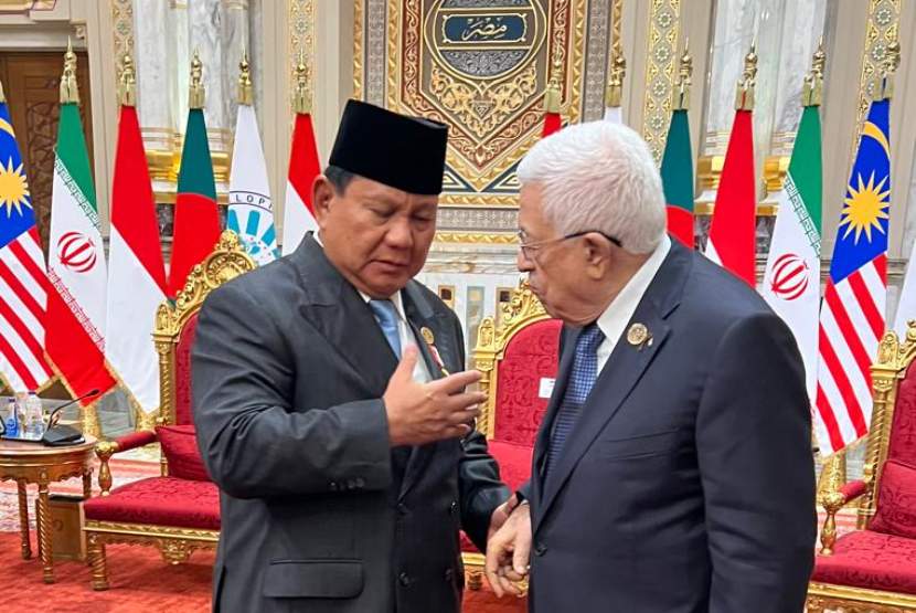 Prabowo Sempat Temui Presiden Palestina di Kairo Bahas Gaza