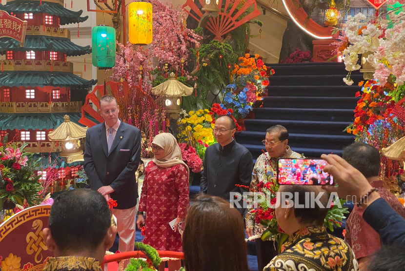 Suasana Opening Ceremony Discover Indonesia Chinesse Heritage di Hotel Borobudur, Jakarta, Sabtu (18/1/2025). 