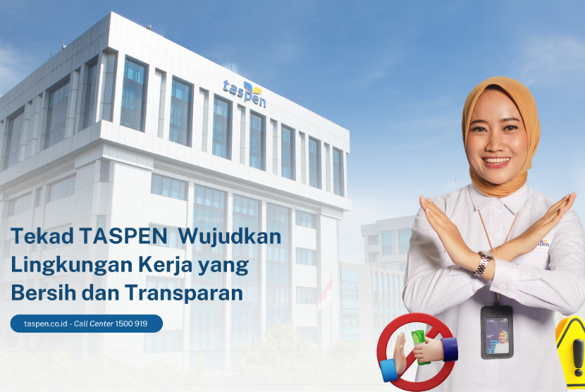 PT TASPEN (Persero) sebagai BUMN yang bergerak di bidang asuransi tabungan hari tua dan dana pensiun bagi ASN dan Pejabat Negara, berkomitmen untuk menerapkan tata kelola perusahaan yang transparan, akuntabel, dan bebas dari praktik tindak pidana korupsi.