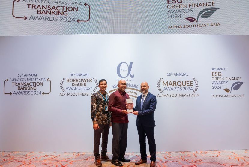 PT Bank Negara Indonesia (Persero) Tbk atau BNI meraih penghargaan Best Online Trade Facilitation Solution dan Best Cross Border Payment Solution dalam 18th Annual Transaction Banking Awards 2024 di Kuala Lumpur, Malaysia, Rabu (12/2/2025).  