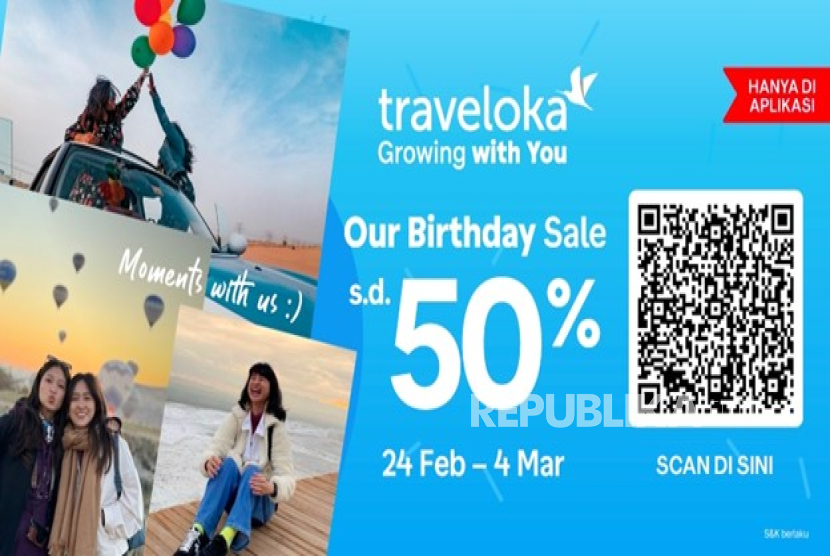 Traveloka menyediakan promo ultah ke-13 tiket Jakarta-Singapura bagi pelancong yang hendak berwisata ke Singapura. 