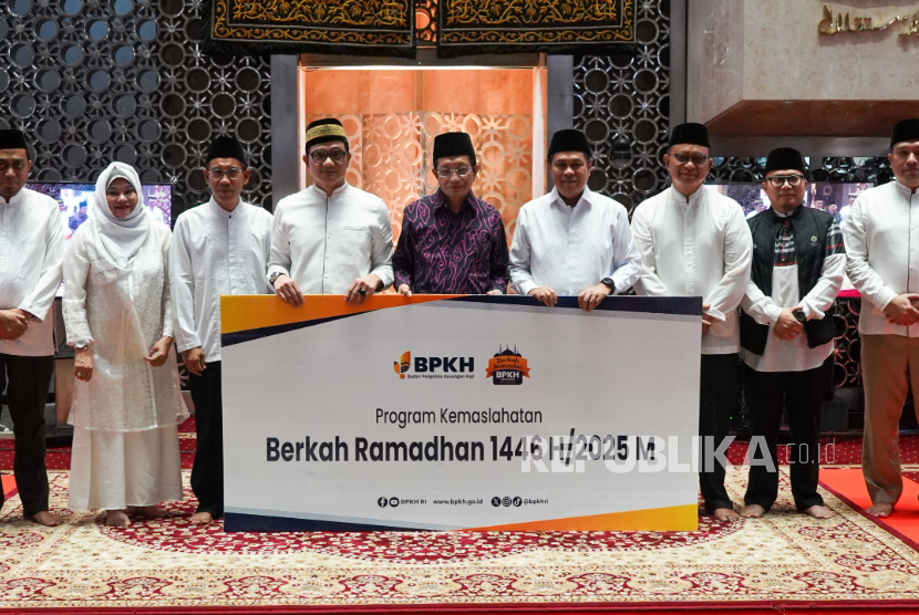 BPKH pun meluncurkan serangkaian kegiatan Ramadhan 1446 Hijriyah bertajuk Berkah Ramadan BPKH 1446 H/2025 M: Menebar Manfaat, Menguatkan Umat di Masjid Istiqlal, Jakarta, Ahad (16/3/2025).