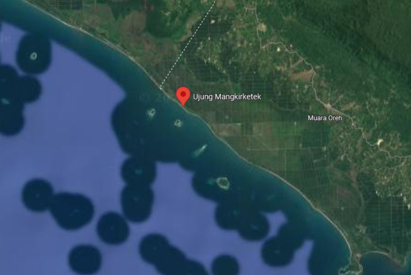 Peta pulau yang disengketakan Aceh dan Sumatra Utara.