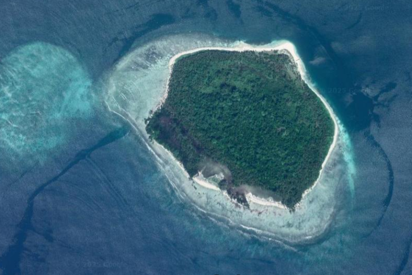 Pulau Panjang, salah satu pulau yang disengketakan Aceh dan Sumatra Utara.