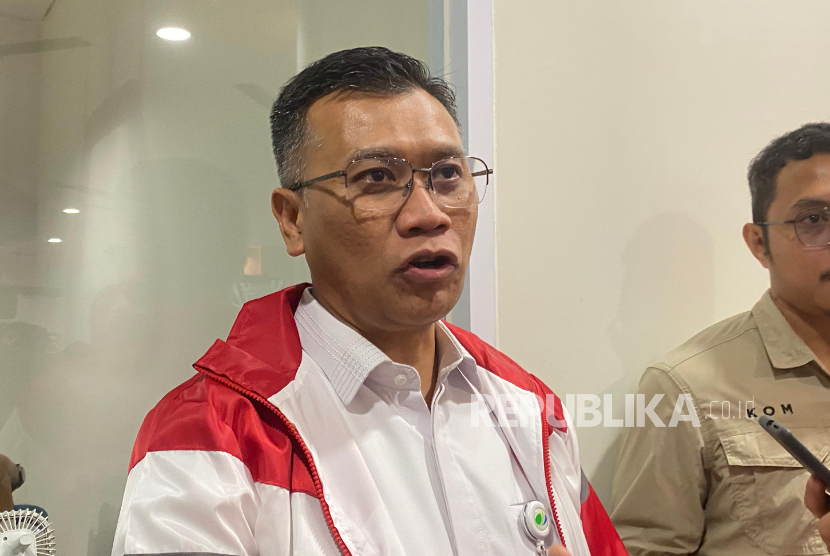 Direktur Kepesertaan Badan Penyelenggara Jaminan Sosial (BPJS) Ketenagakerjaan Pramudya Iriawan Buntoro di Gedung Smesco, Jakarta Selatan, Selasa (17/6/2025).