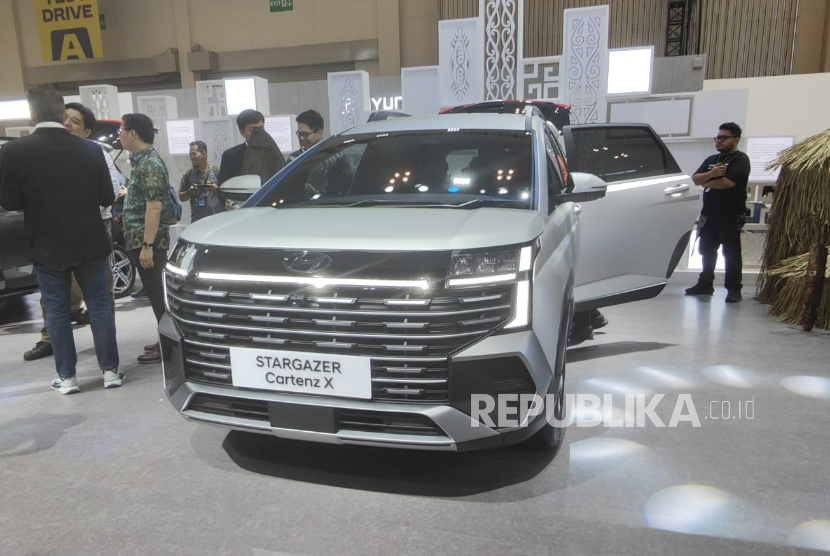 Hyundai meluncurkan Hyundai Stargazer Cartenz dan Hyundai Stargazer Cartenz X sehari menjelang pembukaan GIIAS 2025 di ICE, BCD City, Rabu (23/7/2025). 