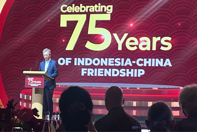 Duta Besar Cina untuk Indonesia Wang Lutong mengatakan pentingnya kerja sama Indonesia dan China dalam acara 75th Anniversary of Indonesia-China Friendship atau peringatan 75 tahun hubungan diplomatik Indonesia-Cina yang digelar Kadin Indonesia Komite Tiongkok.