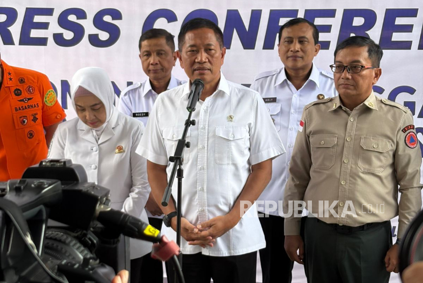 Wakil Menteri Pertahanan (Wamenhan) sekaligus Sekretaris Dewan Pertahanan Nasional (DPN), Marsdya (Purn) Donny Ermawan Taufanto di Wisma Elang Laut, Menteng, Jakarta Pusat, Kamis (28/8/2025).