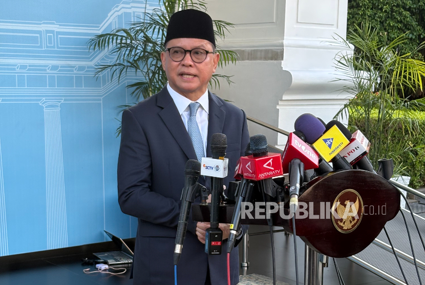 Menteri Perlindungan Pekerja Migran Indonesia (P2MI), Mukhtarudin di Istana Kepresidenan Jakarta, Senin (8/9/2025).