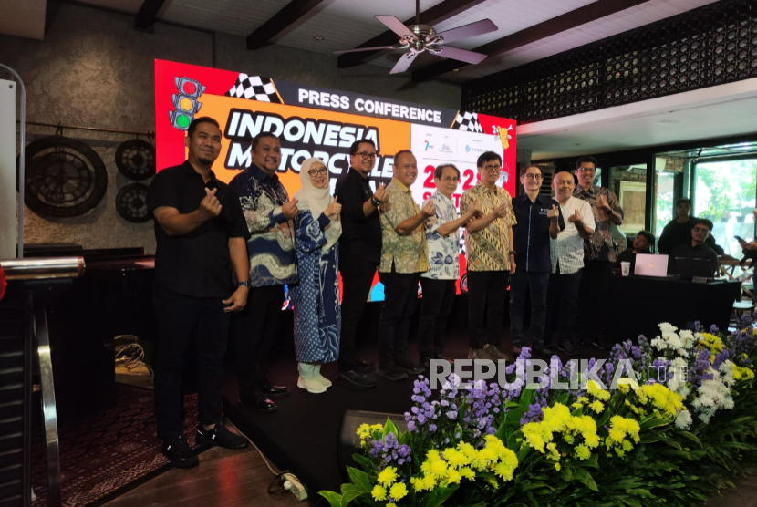 Konferensi pers Indonesia Motorcycle Show (IMOS) 2025 di Jakarta, Rabu (10/9/2025). Ajang ini siap kembali digelar pada 24–28 September di ICE BSD City, Tangerang