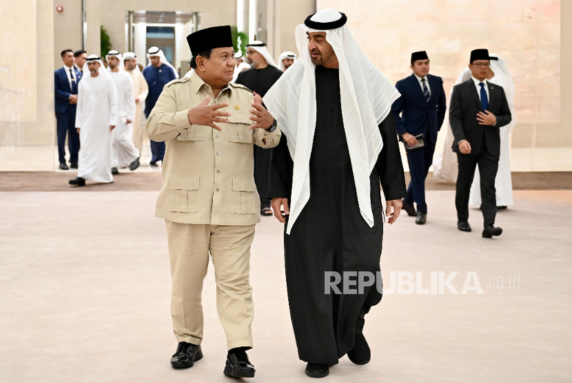 Prabowo dan MBZ Bertemu di Abu Dhabi Bahas Stabilitas Timur Tengah