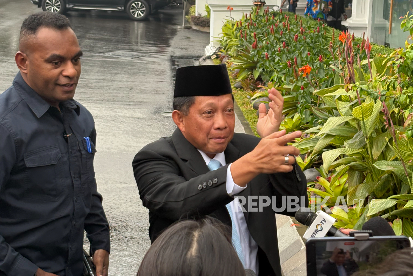 Menteri Dalam Negeri (Mendagri) Muhammad Tito Karnavian di Istana Kepresidenan Jakarta, Rabu  (17/9/2025).