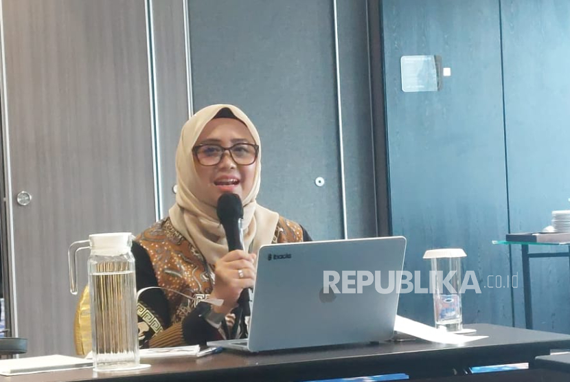 Direktur Pendidikan Anak Usia Dini Kemendikdasmen, Nia Nurhasanah dalam Dialog Kebijakan Kemendikdasmen di Jakarta pada Jumat (19/9/2025).