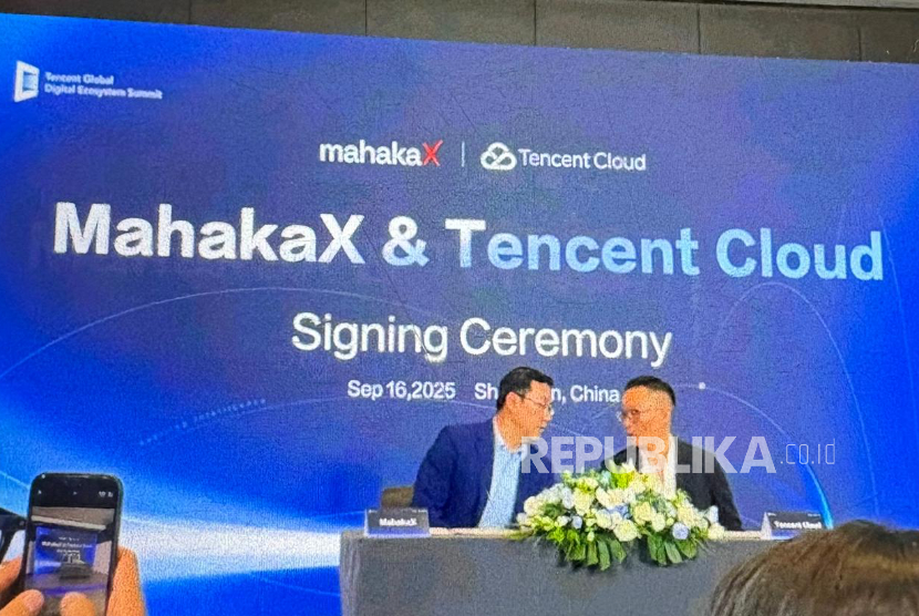 Tencent Holdings Ltd menggandeng MahakaX (PT Mahaka Media Tbk) menggelar peluncuran global fitur-fitur AI terbaru.