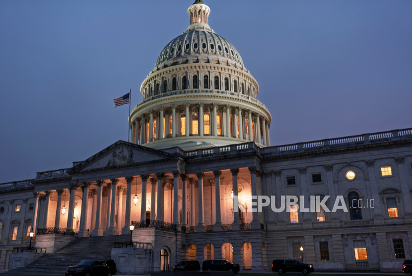 Gedung parlemen AS alias Capitol di Washington, Selasa, 30 September 2025.