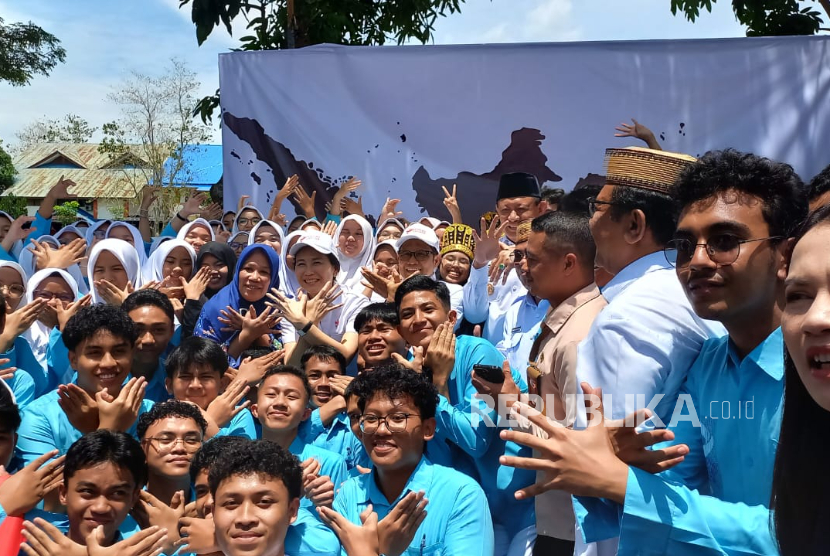 Suasana perkenalan MAN Insan Cendekia Gorontalo sebagai salah satu Sekolah Garuda transformasi di Gorontalo, Rabu (8/10/2025). 