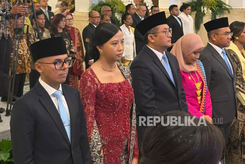 Asisten Khusus Presiden Dirgayuza Setiawan di Istana Negara, Jakarta Pusat, Rabu (8/10/2025).