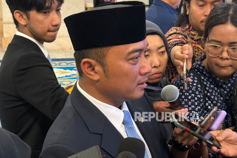Menteri Sekretaris Negara (Mensesneg) Prasetyo Hadi di Istana Negara, Jakarta Pusat.