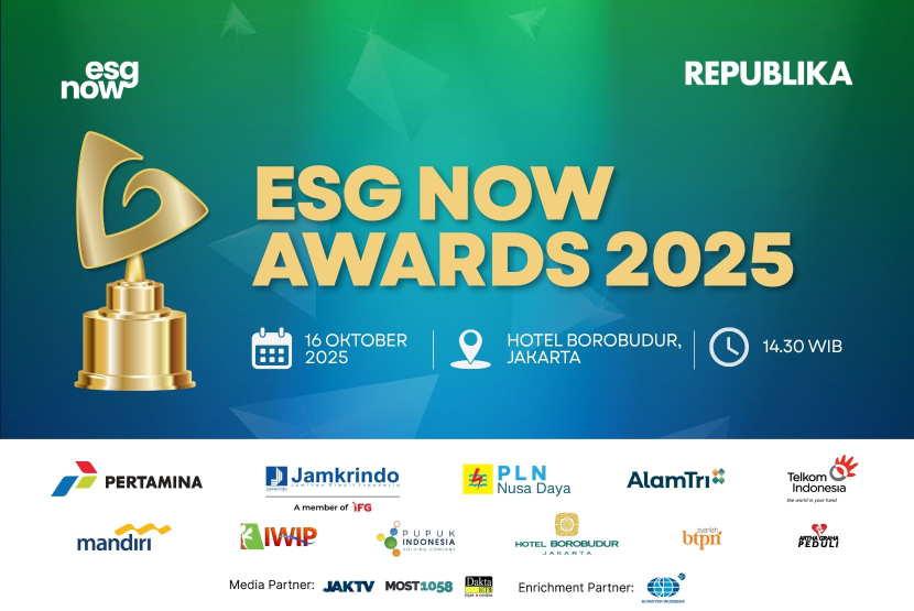 Republika menggelar ESG Now Awards 2025, ajang penghargaan yang mengapresiasi praktik ESG dari perusahaan di Indonesia.