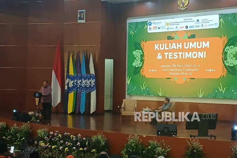 SBY Kuliah Umum di IPB, Rektor: Sangat Relevan dengan Isu Terkini