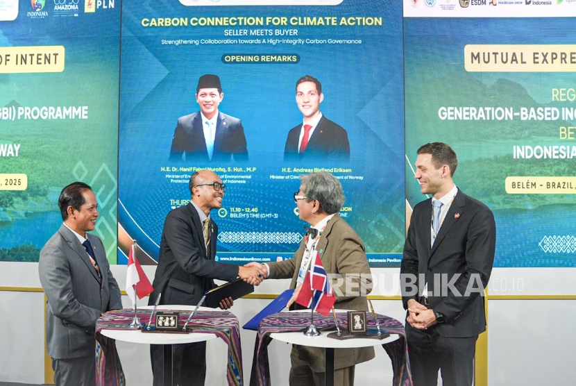 Indonesia melalui PT PLN (Persero), secara resmi akan menjual hasil pengurangan emisi setara 12 juta ton karbon kepada Norwegia.