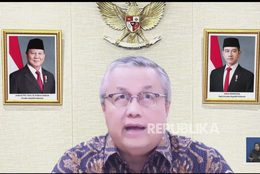 Tangkapan layar Rapat Dewan Gubernur Bank Indonesia (RDG BI) Edisi November 2025 yang digelar secara daring, Rabu (19/11/2025). 