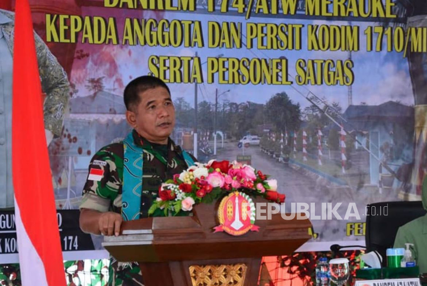Pangdam XIV/Hasanuddin Mayjen Bangun Nawoko.