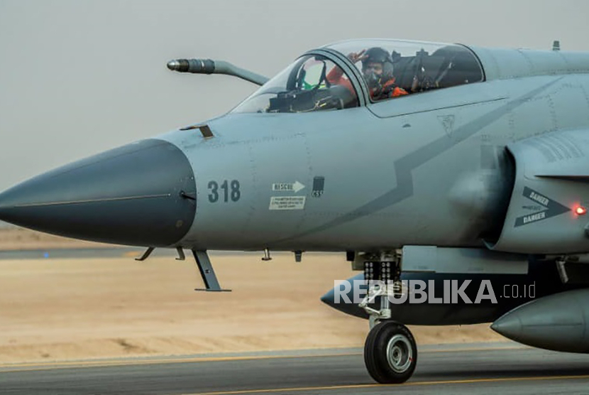 Jet tempur JF-17 Thunder Block-III yang dioperasikan Angkatan Udara Pakistan (PAF).