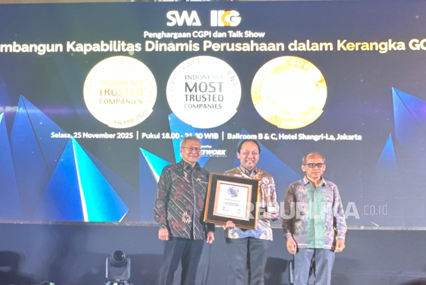 PT BRI Asuransi Indonesia (BRINS) atau BRI Insurance meraih predikat perusahaan terpercaya atau Indonesia Most Trusted Companies pada penghargaan Corporate Governance Perception Index (CGPI) Award 2025.