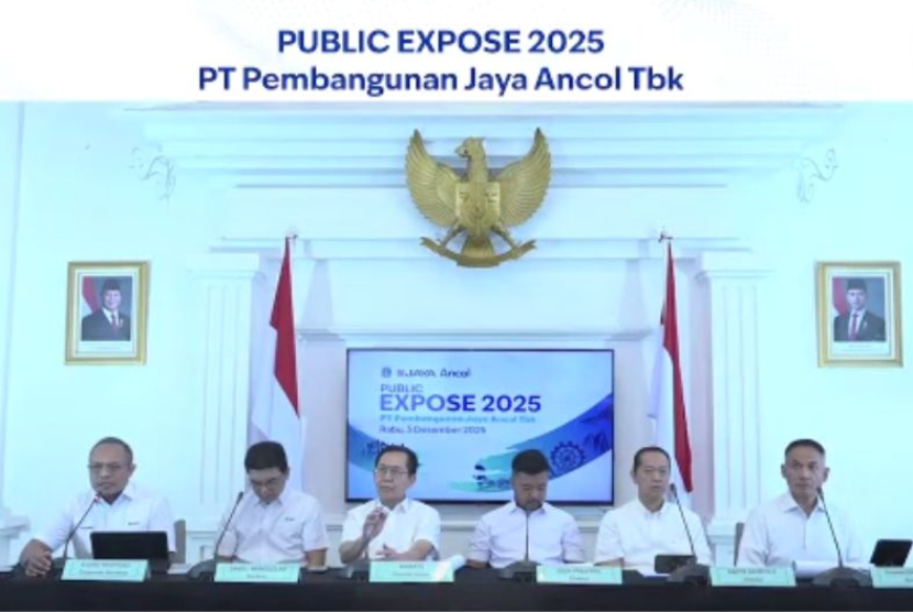 Suasana Public Expose PJAA yang digelar secara daring, Rabu (3/12/2025).