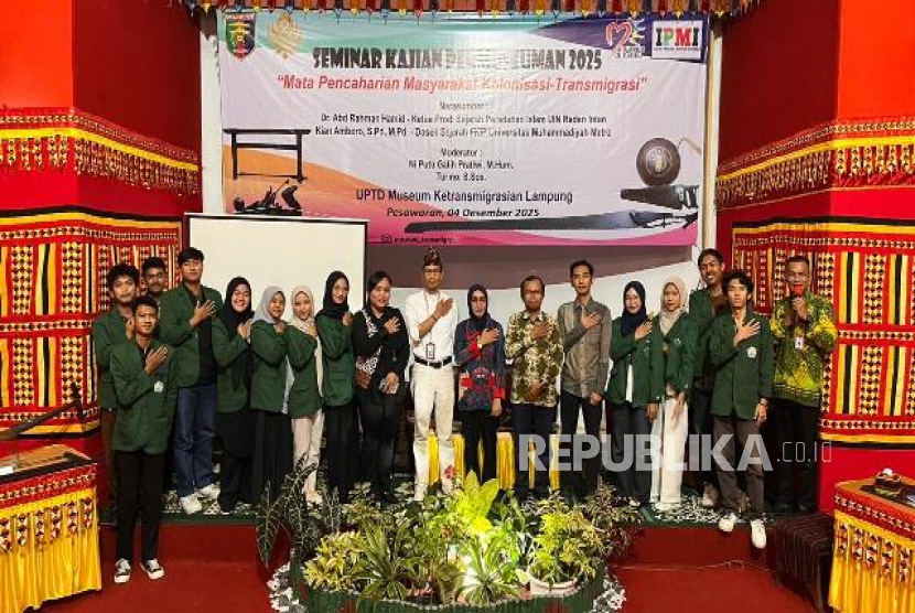 Seminar Museum Ketransmigrasi Lampung dengan tema “Kajian Mata Pencaharian Masyarakat Transmigrasi”.