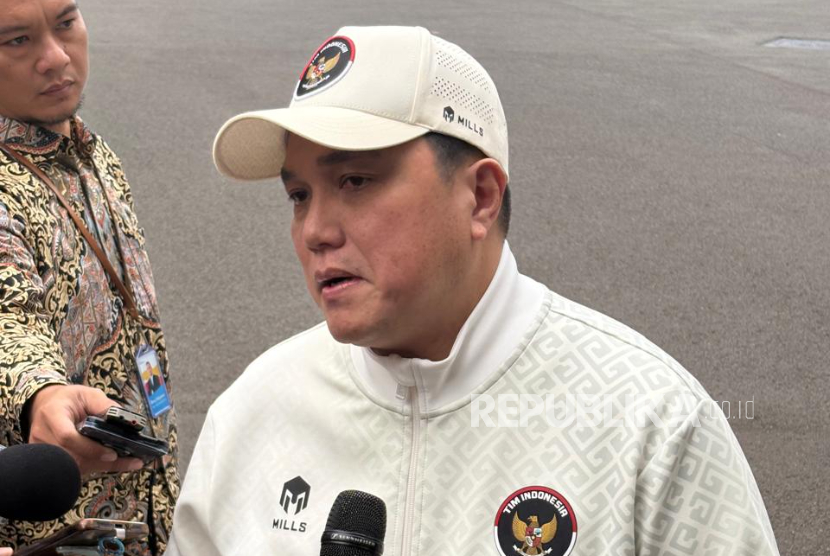 Menteri Pemuda dan Olahraga (Menpora) Erick Thohir di Kompleks Istana Kepresidenan Jakarta, Rabu (17/8/2025).