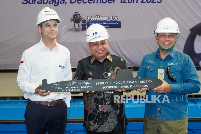 PT PAL-Naval Group Potong Baja Pertama Kapal Selam Scorpene RI