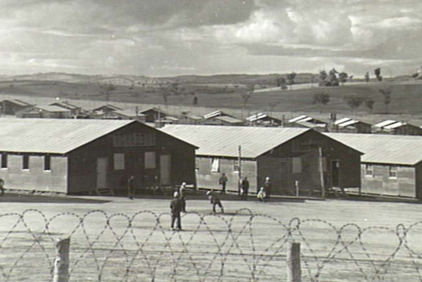 Kamp tahanan perang di Cowra, New South Wales, Australia pada 1944.