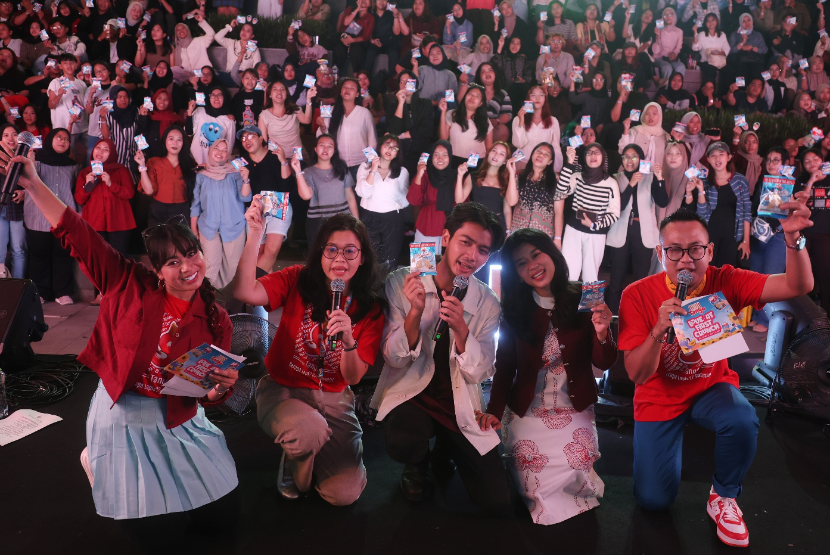 Tango Brownies Crispy Susu resmi diluncurkan di Sarinah Thamrin, Jakarta.