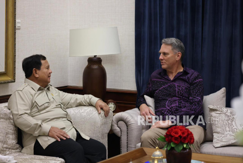 Presiden RI Jenderal (Purn) Prabowo Subianto menerima Wakil Perdana Menteri (PM) sekaligus Menteri Pertahanan (Menhan) Australia Richard Donald Marles di kediaman pribadi Jalan Kertanegara IV, Jakarta Selatan, Rabu (11/3/2026) malam WIB.