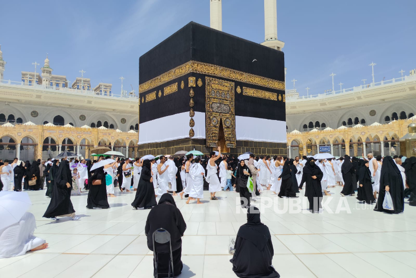 ILUSTRASI Haji di Tanah Suci Makkah