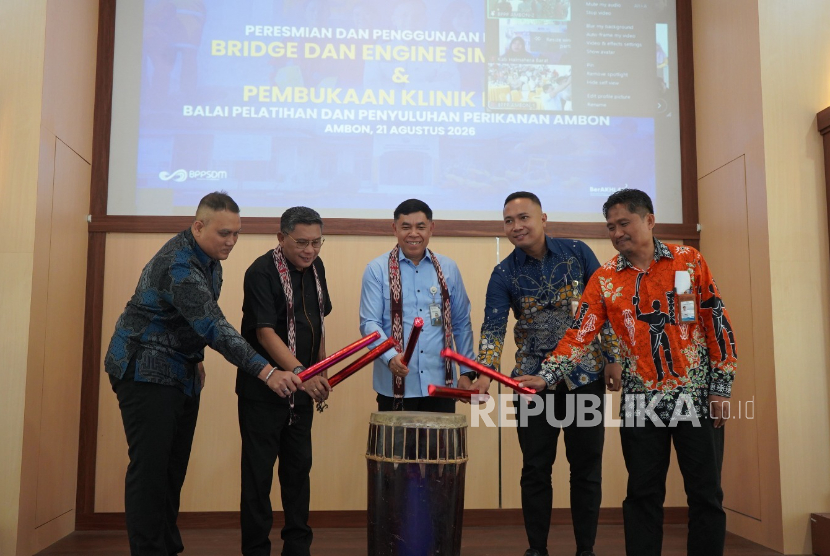 Kementerian Kelautan dan Perikanan (KKP) resmikan Klinik Halal dan Bridge & Engine Simulator.