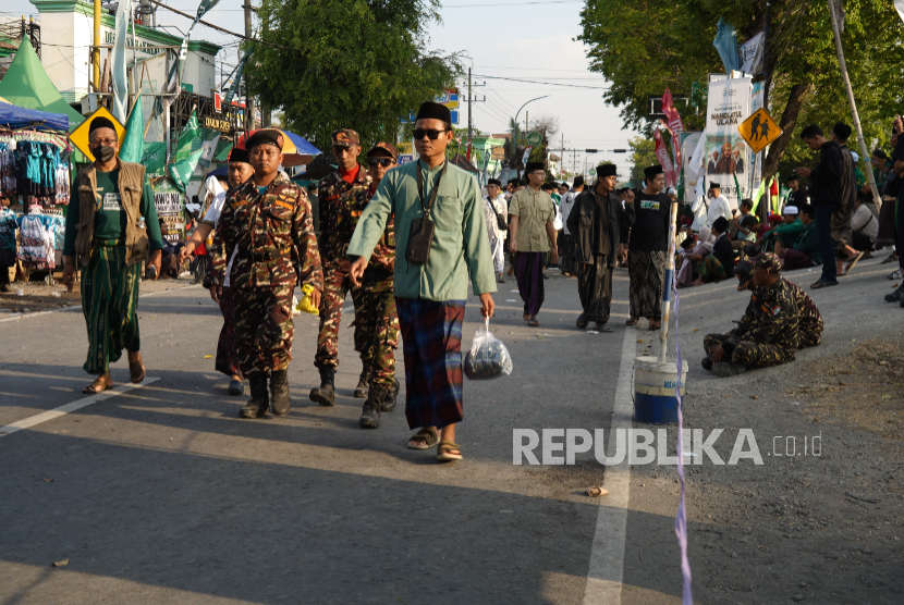 Suasana Muktamar ke-35 Nahdlatul Ulama (NU) di Pondok Pesantren Bahrul Ulum Tambakberas, Jombang, Jawa Timur, Kamis (27/8/2026).