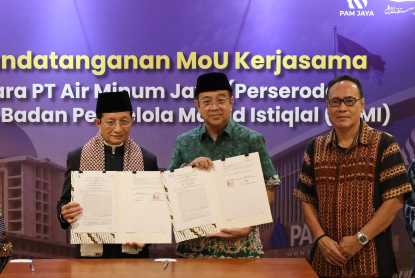 PAM Jaya Gratiskan Air untuk Masjid Istiqlal Selama Setahun