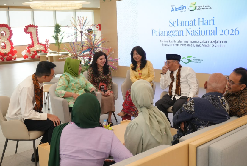 Bank Aladin Syariah menyapa nasabah dalam rangka Hari Pelanggan Nasional di Jakarta, 4 September 2026.