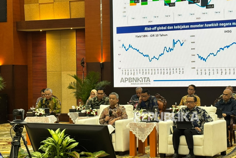 Taklimat media APBN KiTa edisi September di Kementerian Keuangan, Jumat (18/9/2026).  