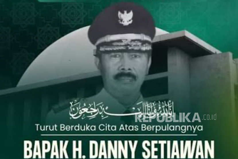 Gubernur Jawa Barat (Jabar) periode 2003-2008, Danny Setiawan berpulang pada Sabtu (19/8/2026). 
