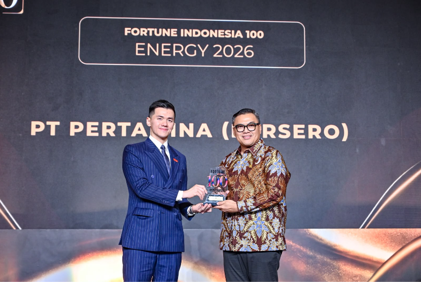 PT Pertamina (Persero) kembali menempati posisi teratas dalam Fortune Indonesia 100 2026, sebagai perusahaan dengan pendapatan terbesar di Indonesia. 