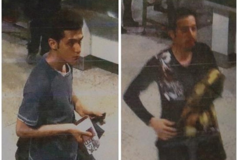 A combination photo shows two men whom police said were traveling on stolen passports onboard the missing Malaysia Airlines MH370 plane, taken before their departure at Kuala Lumpur International Airport in this March 11, 2014.